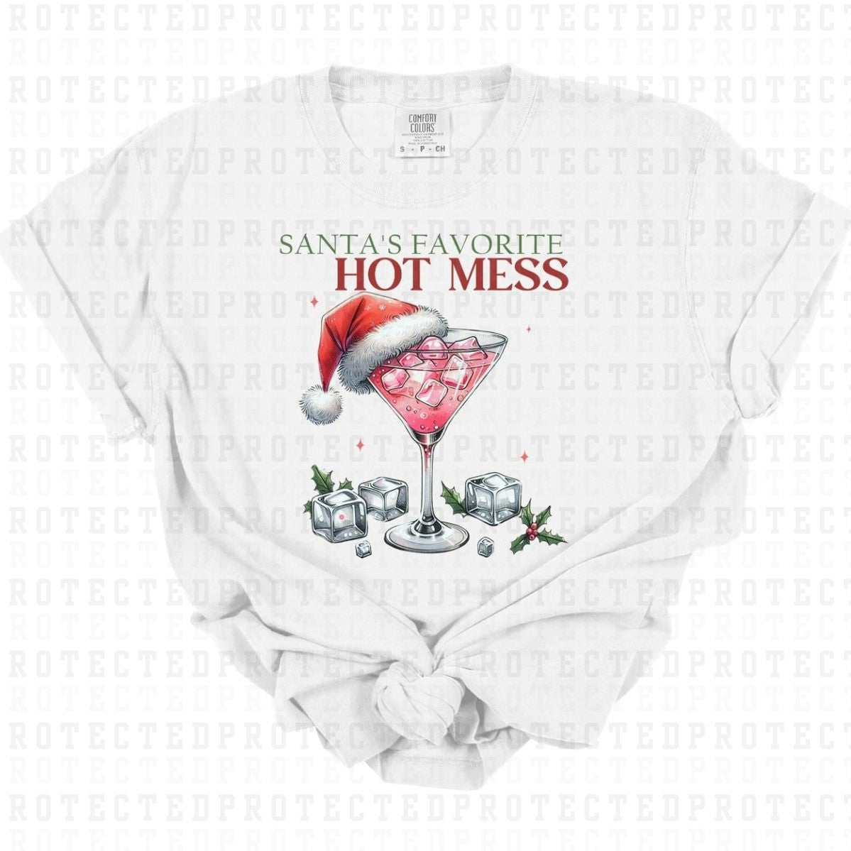 SANTAS FAVORITE HOT MESS - DTF TRANSFER