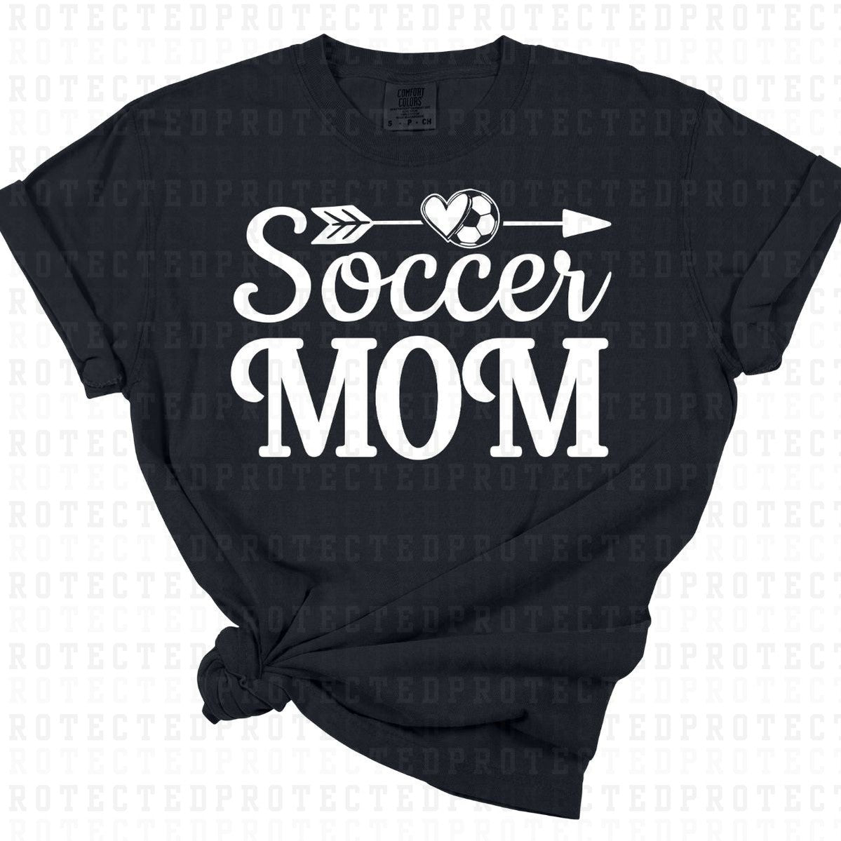 SOCCER MOM *SINGLE COLOR* - DTF TRANSFER