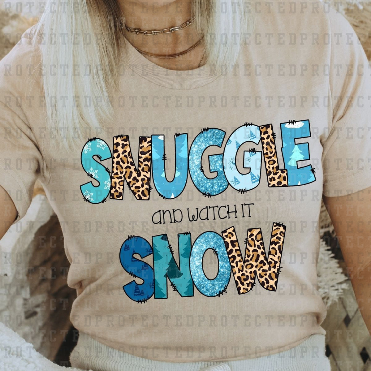 SNUGGLE AND WATCH IT SNOW -  DTF TRANSFER