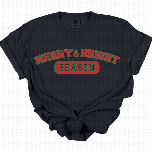 MERRY & BRIGHT SEASON - DTF TRANSFER