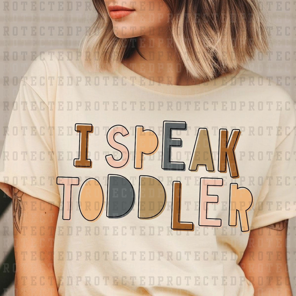 I SPEAK TODDLER - DTF TRANSFER