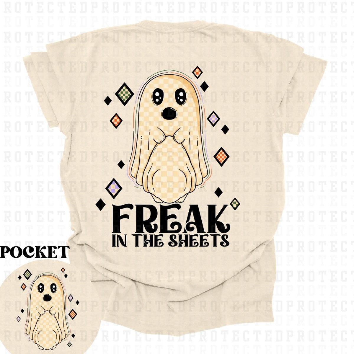 FREAK IN THE SHEETS (POCKET/BACK) - DTF TRANSFER