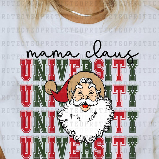 MAMA CLAUS UNIVERSITY 4X - DTF TRANSFER