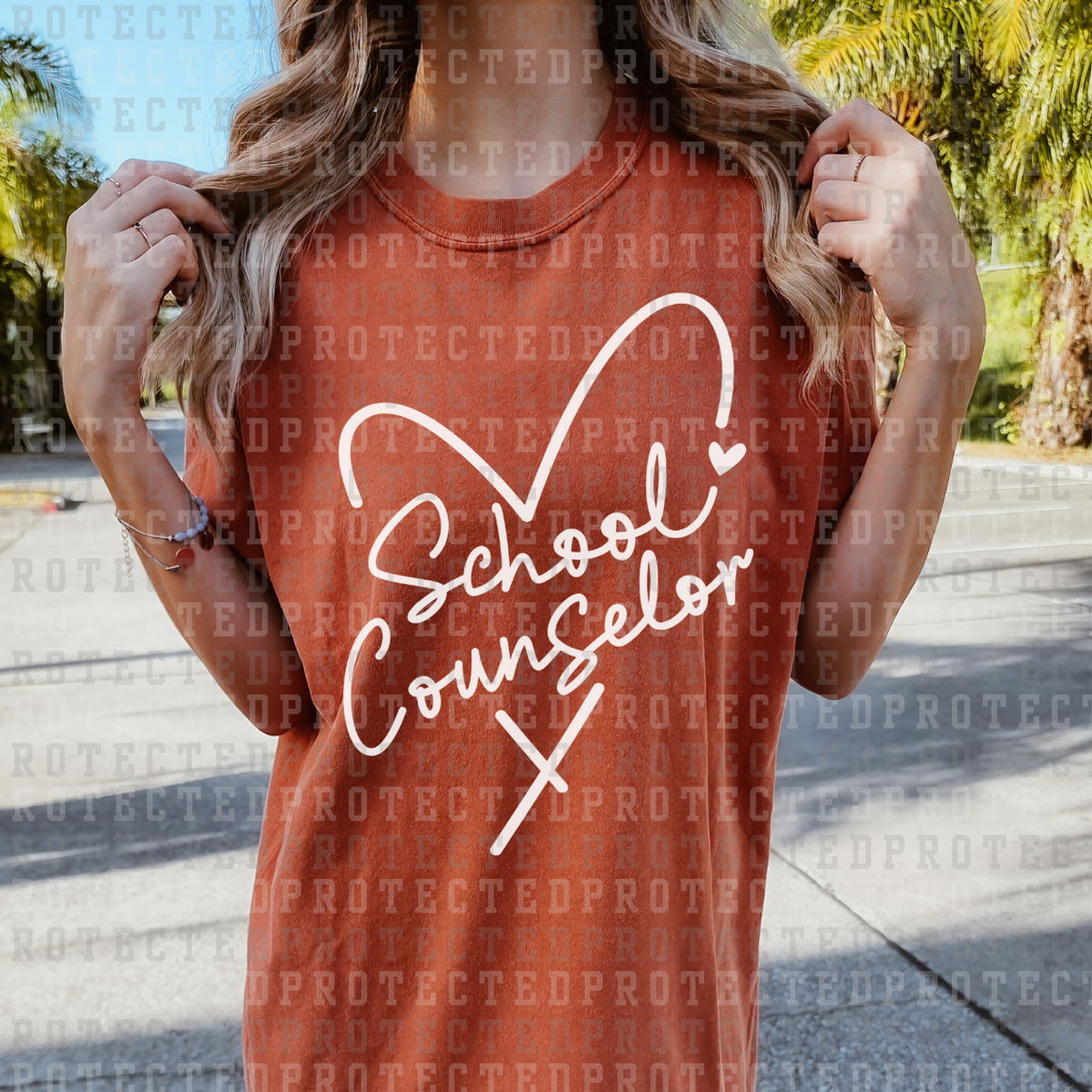 SCHOOL COUNSELOR *SINGLE COLOR* - DTF TRANSFER