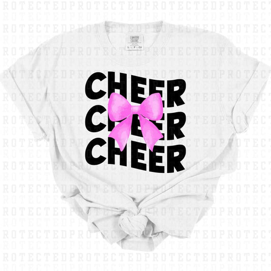 COQUETTE CHEER *BLACK/PINK* - DTF TRANSFER