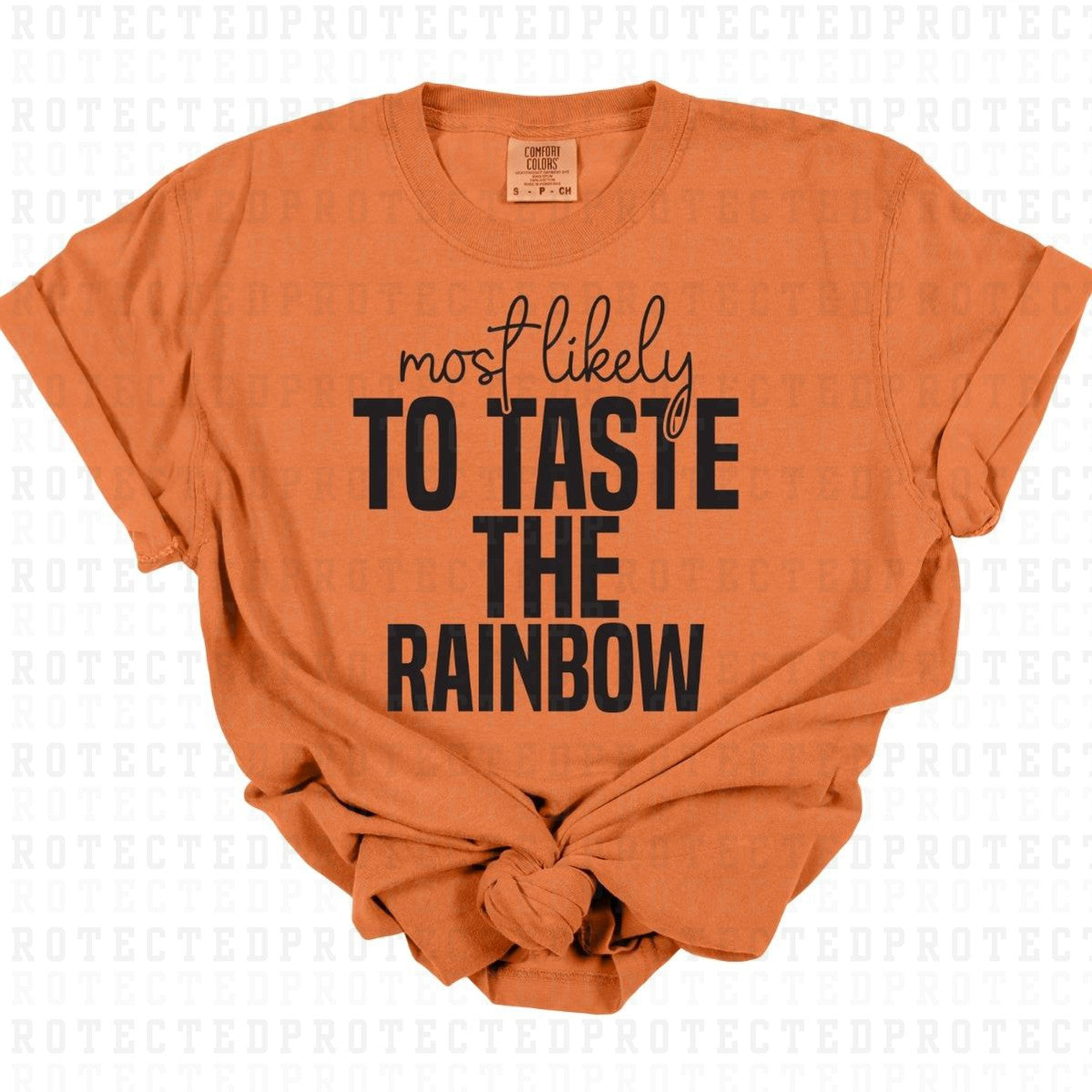 TASTE THE RAINBOW *SINGLE COLOR* - DTF TRANSFER