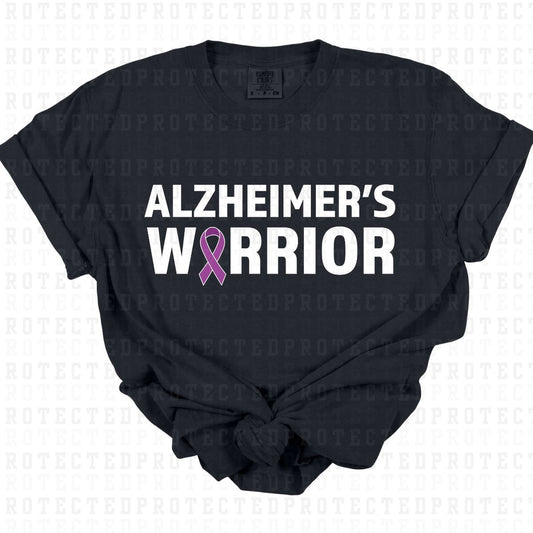 ALZHEIMERS WARRIOR - DTF TRANSFER