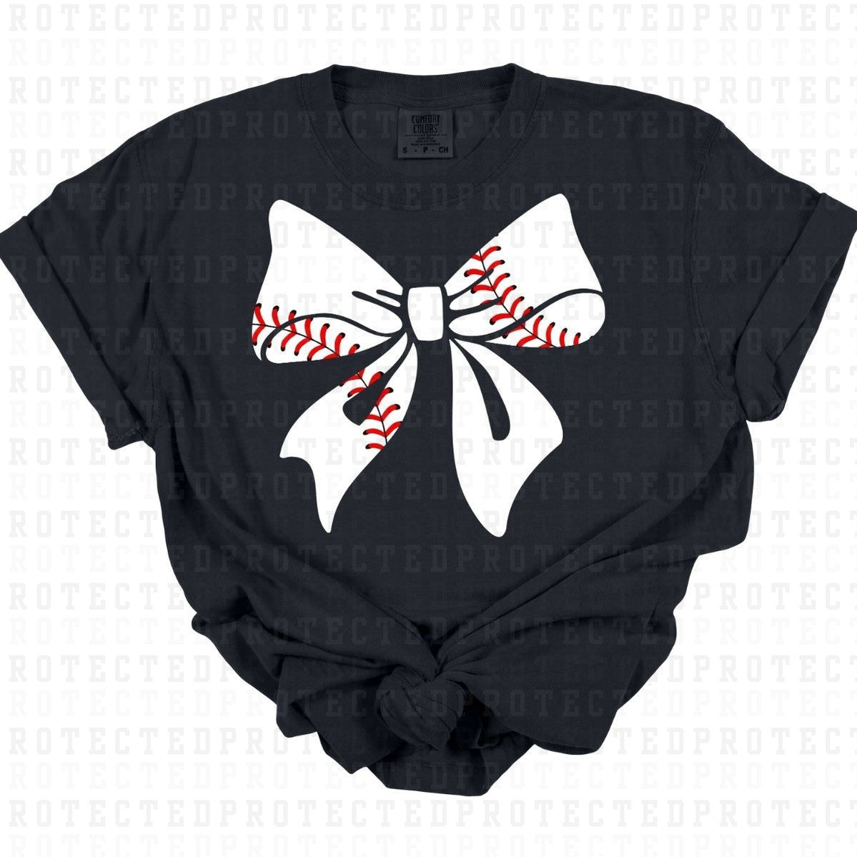 COQUETTE BASEBALL BOW - DTF TRANSFER