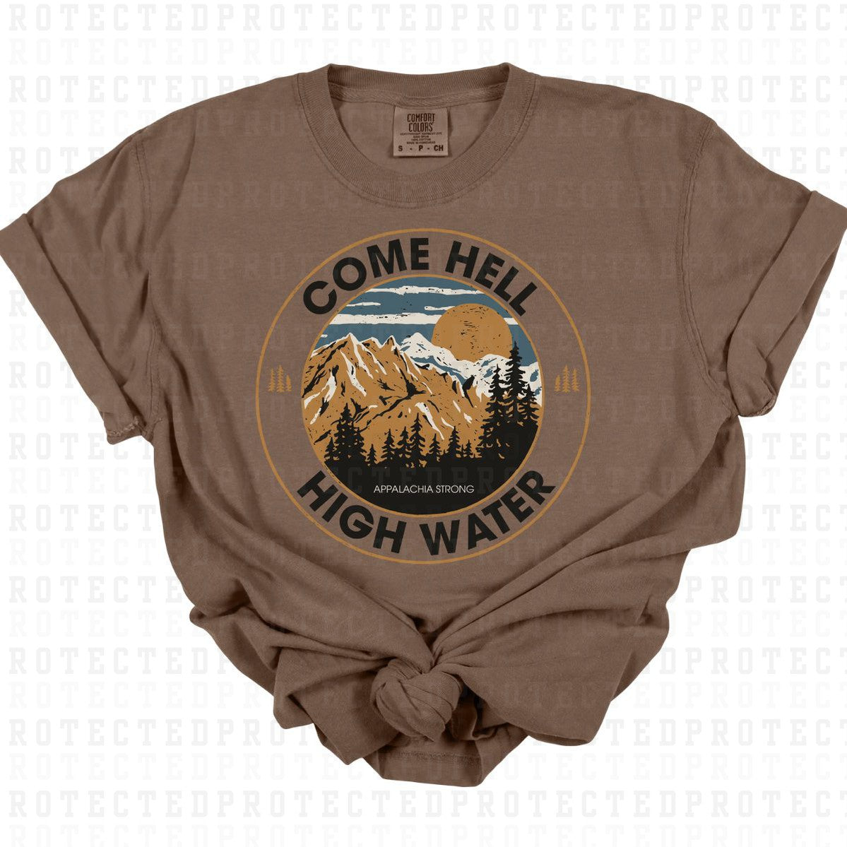 COME HELL OR HIGH WATER APPALACHIA STRONG - DTF TRANSFER