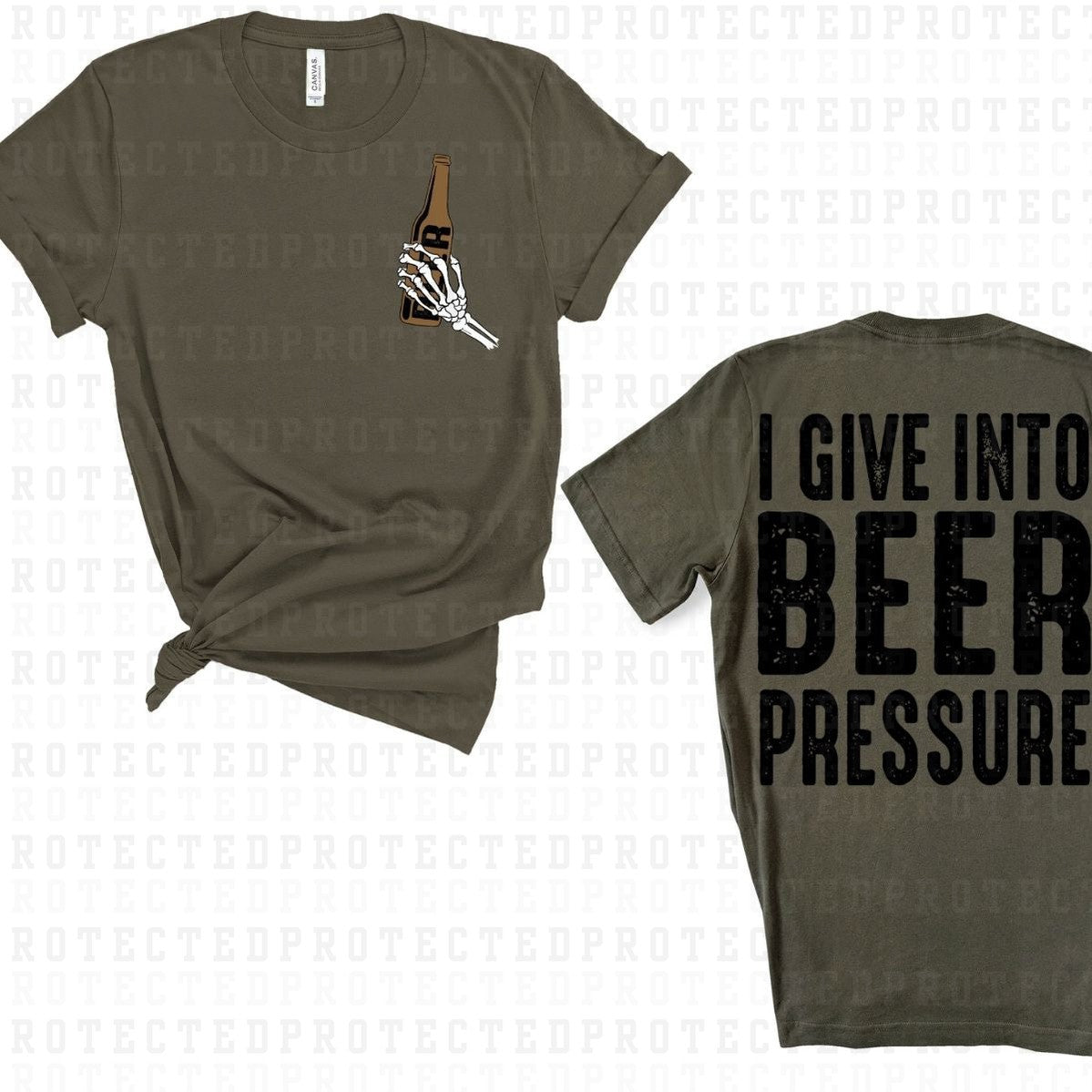 BEER PRESSURE (POCKET+BACK) - DTF TRANSFER