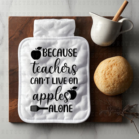 BECAUSE TEACHERS *SINGLE COLOR* - DTF TRANSFER