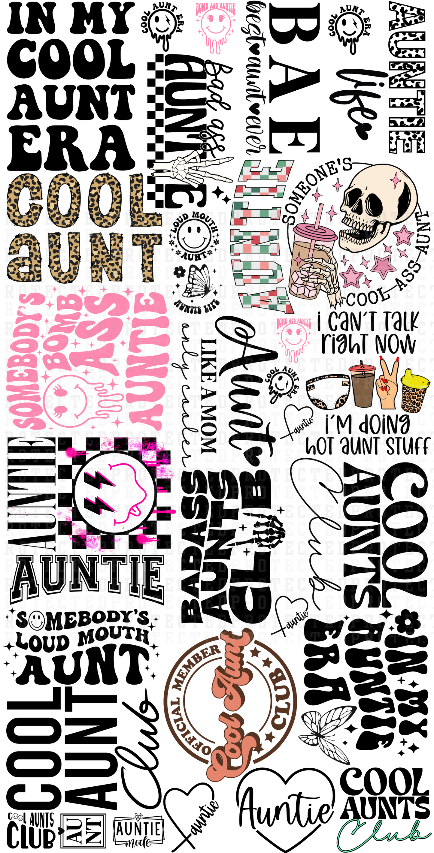 COOL AUNT - 30" x 60" PRE-MADE GANG