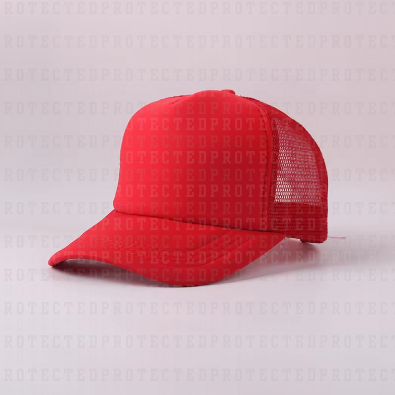 BLANK TRUCKER HATS - ADULT