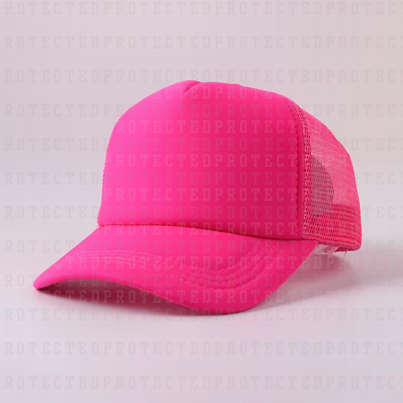 BLANK TRUCKER HATS - ADULT