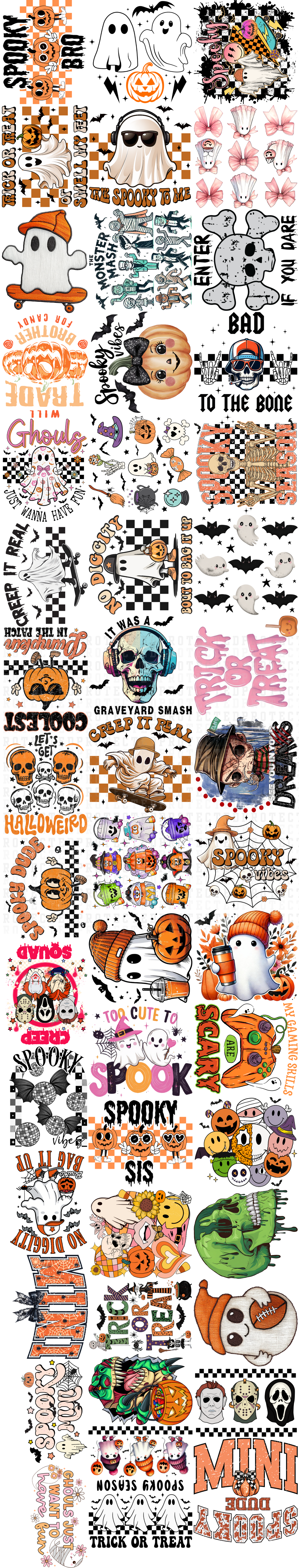 KIDS HALLOWEEN 22" x 120" PRE-MADE GANG