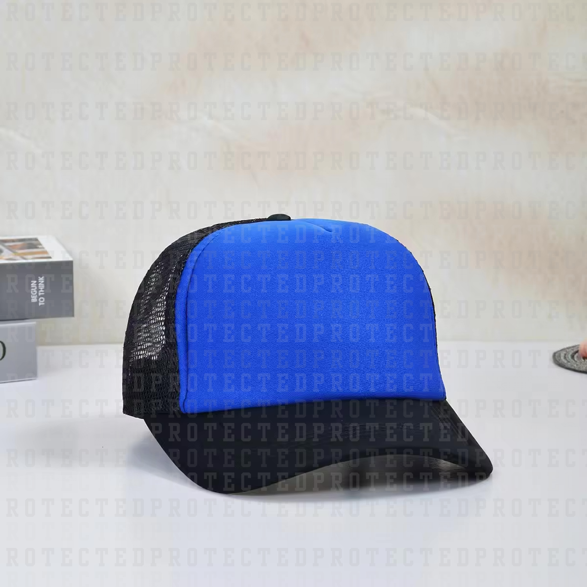 BLANK TRUCKER HATS - ADULT