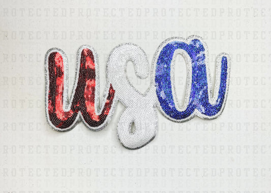 USA - SEQUIN PATCH