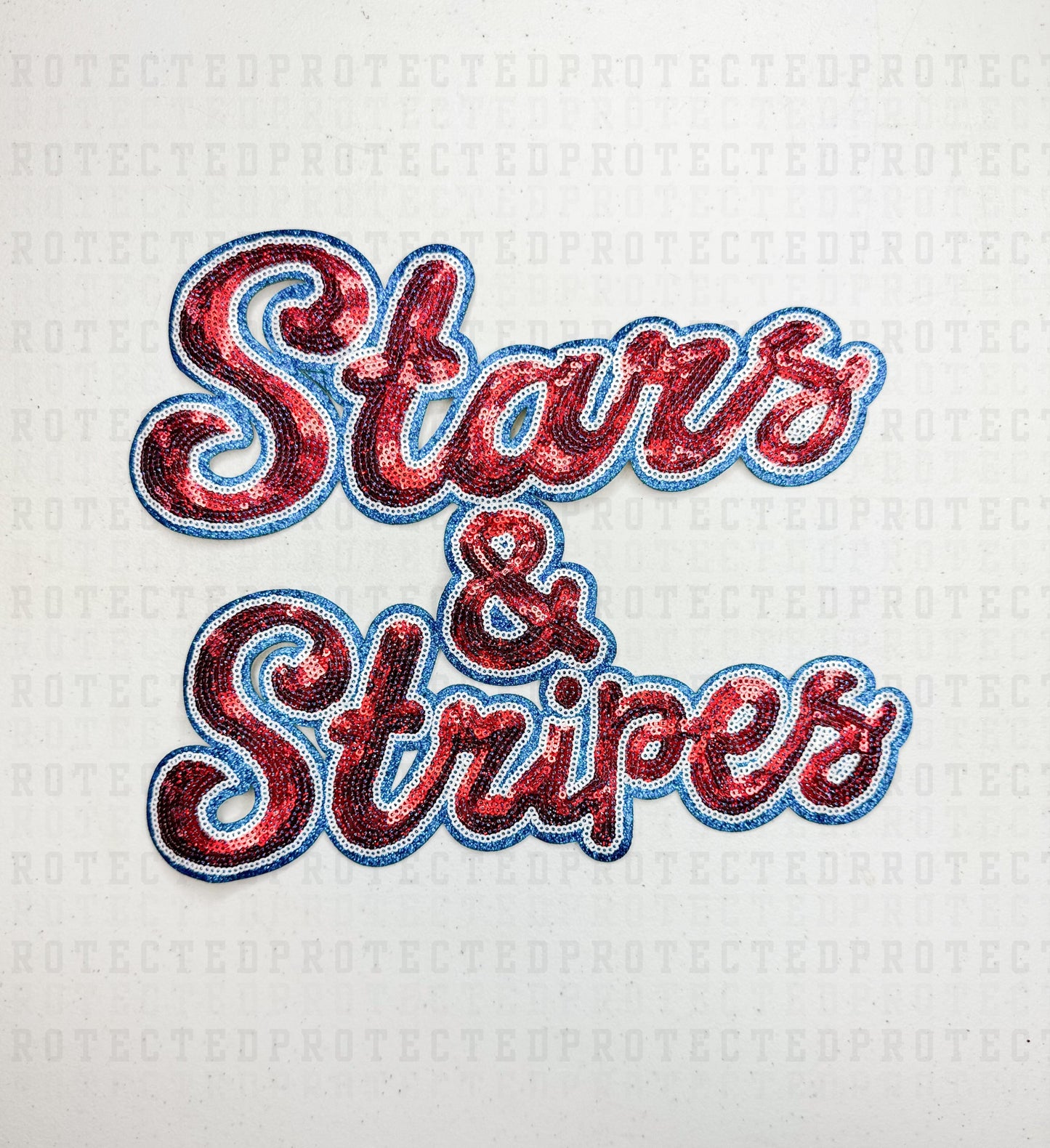 STARS & STRIPES - SEQUIN PATCH