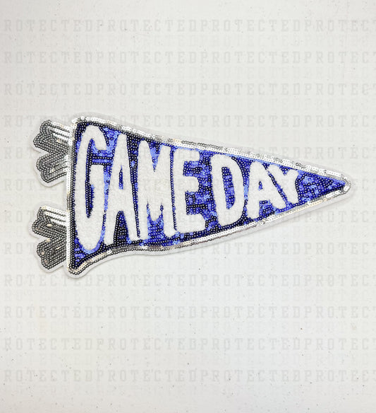 ROYAL BLUE GAME DAY - CHENILLE PATCH