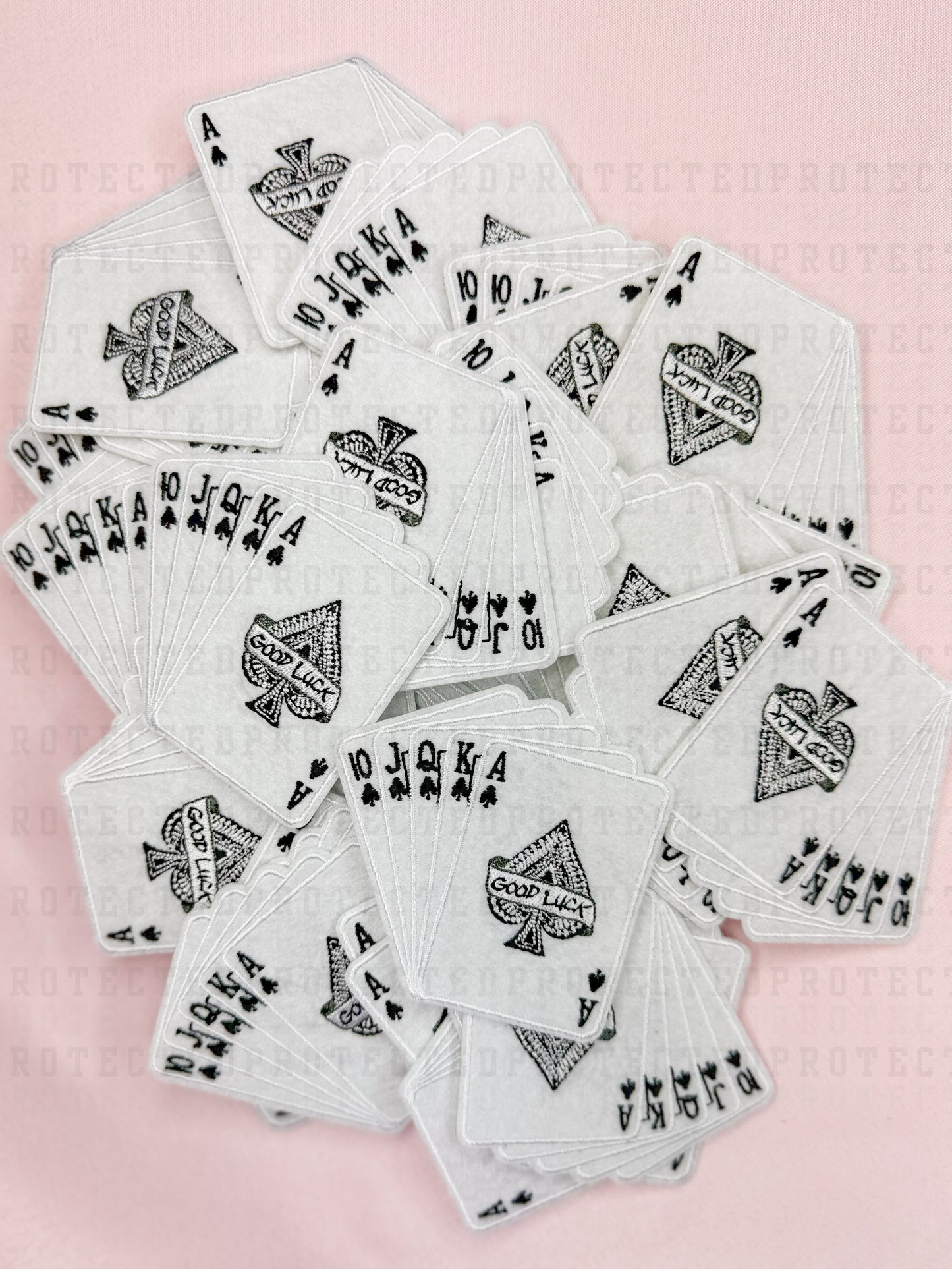 POKER CARDS - HAT PATCH