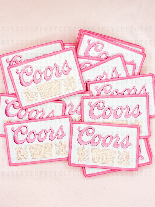 PINK C00RS - HAT PATCH