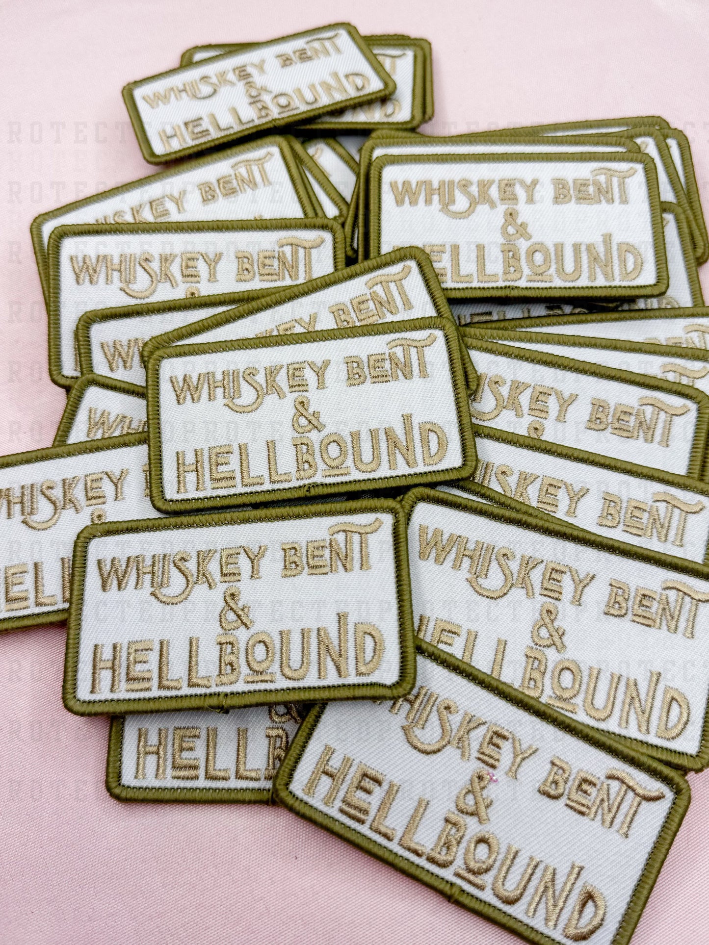 WHISKEY BENT - HAT PATCH