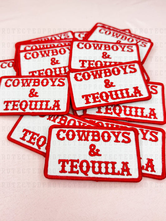 COWBOY & TEQUILA - HAT PATCH