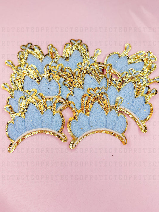 BLUE CROWN - HAT PATCH