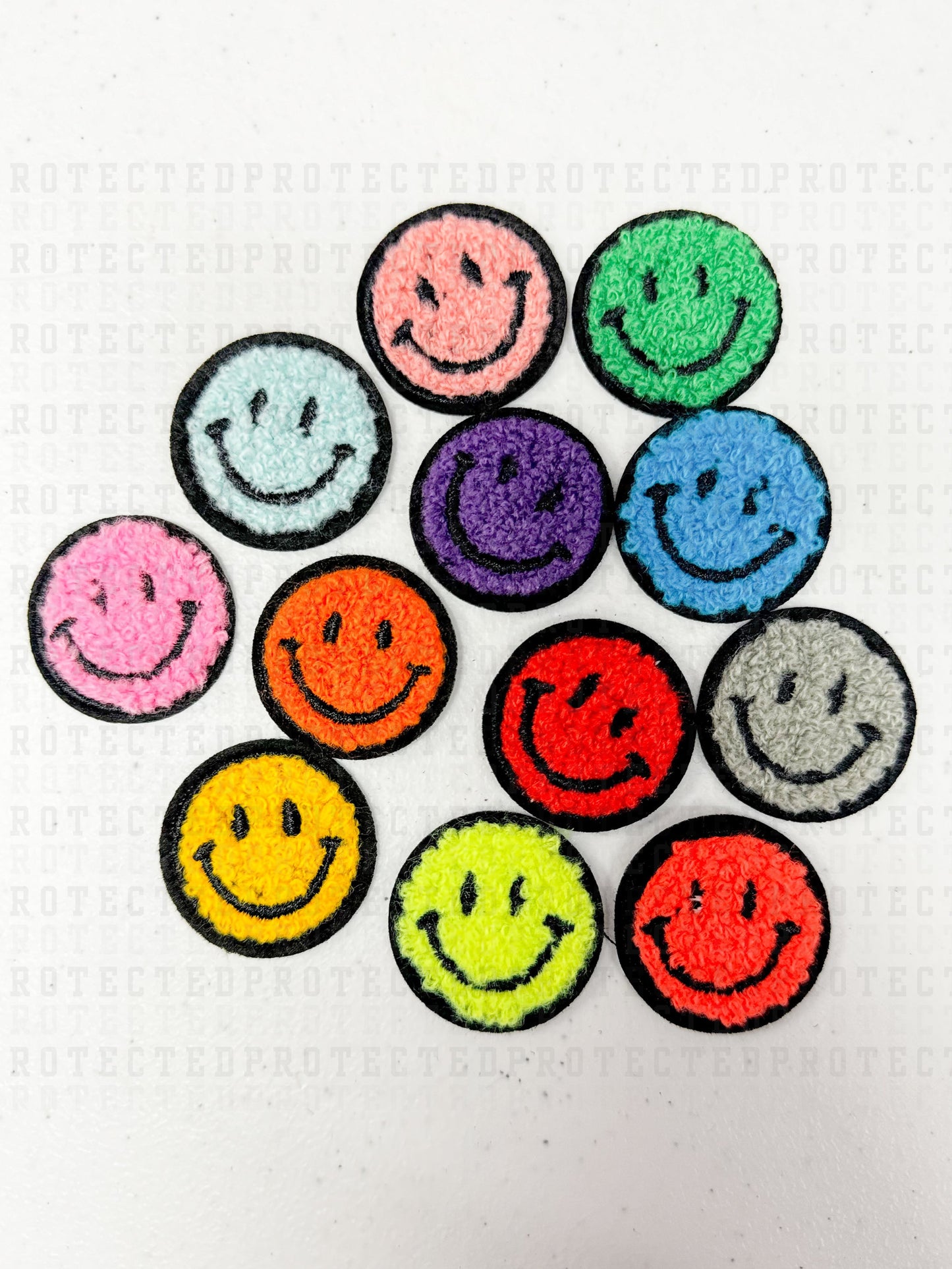 SMILEY BUNDLE (12 PIECE) - HAT PATCH