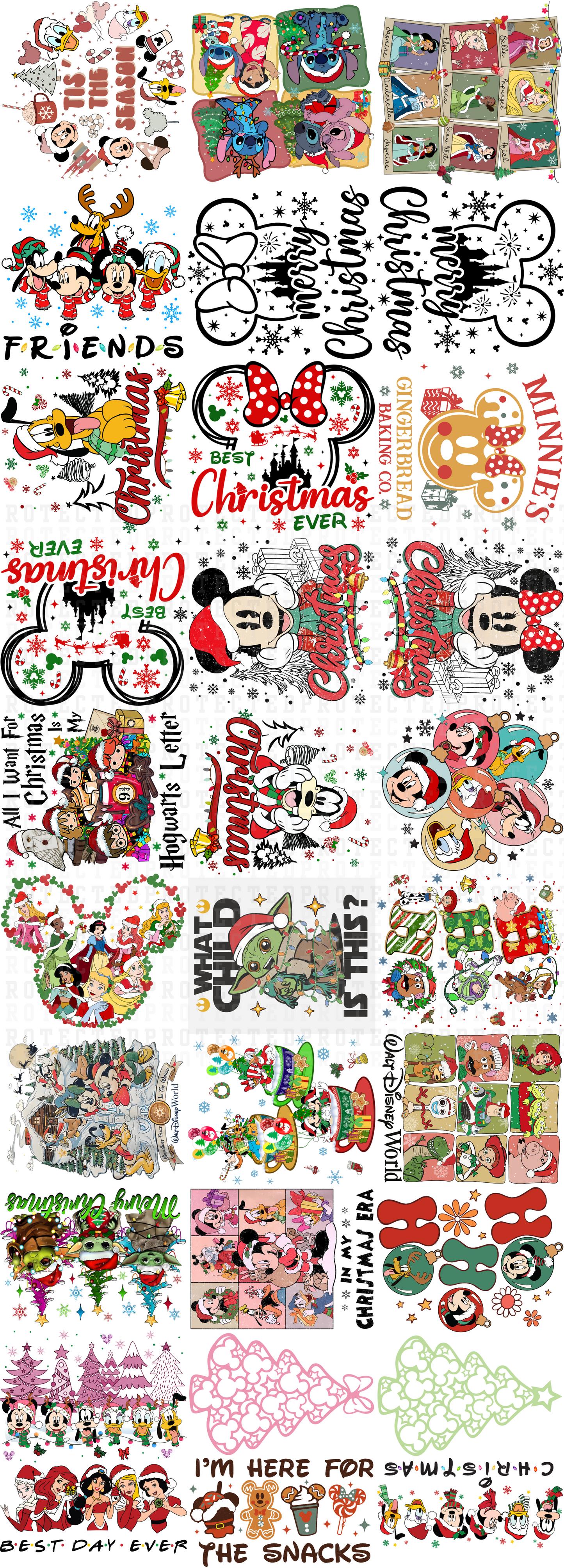 KIDS MAGICAL CHRISTMAS 2.0 -  30" x 80" PRE-MADE GANG