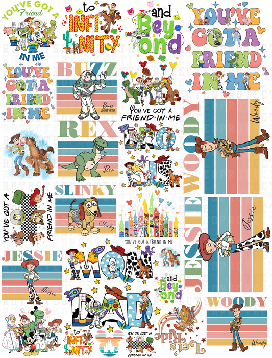 TOY STORY - 30" x 40" PRE-MADE GANG