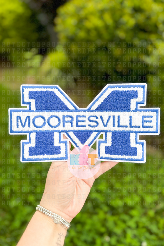 MOORESVILLE VARSITY - CHENILLE PATCH