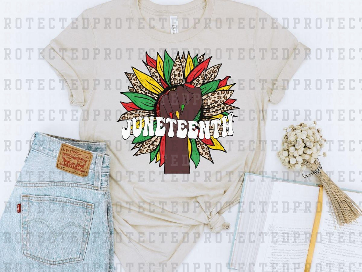 JUNETEENTH POWER SUNFLOWER - DTF TRANSFERS