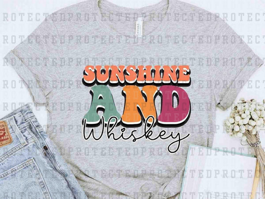 SUNSHINE AND WHISKEY - DTF TRANSFER