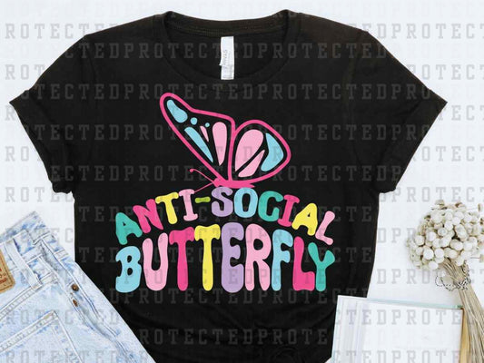 ANTI SOCIAL BUTTERFLY - DTF TRANSFER