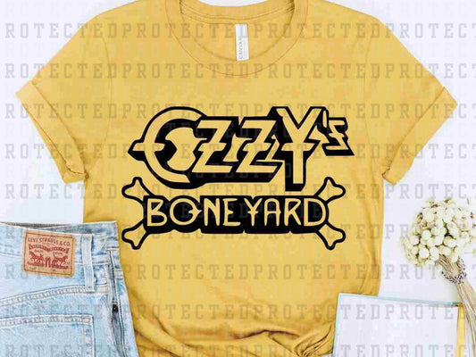 OZZY'S BONEYARD *SINGLE COLOR* - DTF TRANSFER