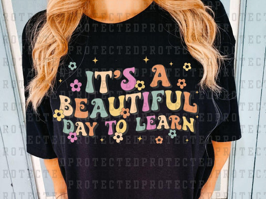 IT'S A BEAUTIFUL DAY TO LEARN - DTF TRANSFER