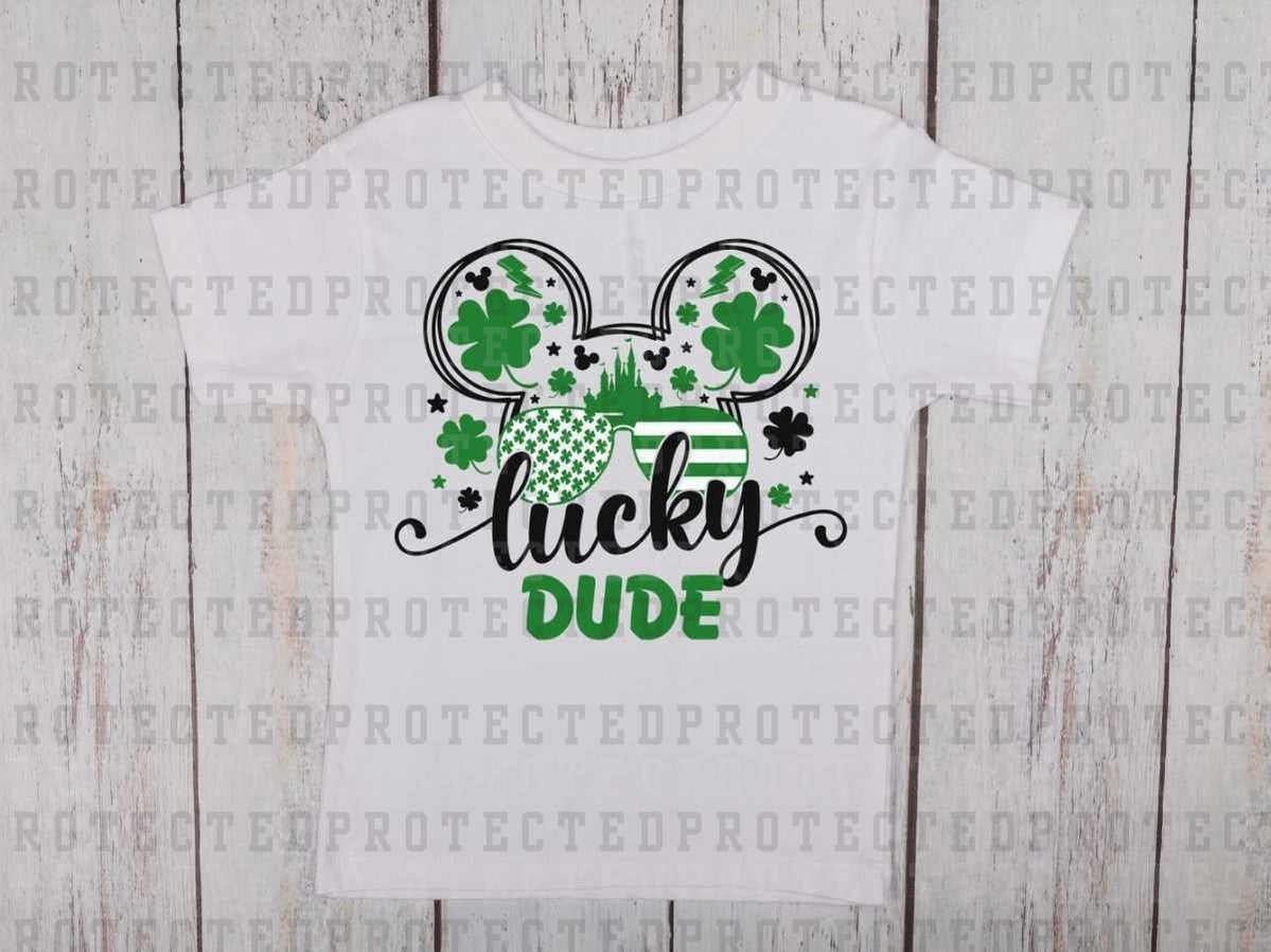 LUCKY DUDE SHAMROCK - DTF TRANSFER