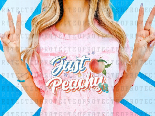 JUST PEACHY - DTF TRANSFER