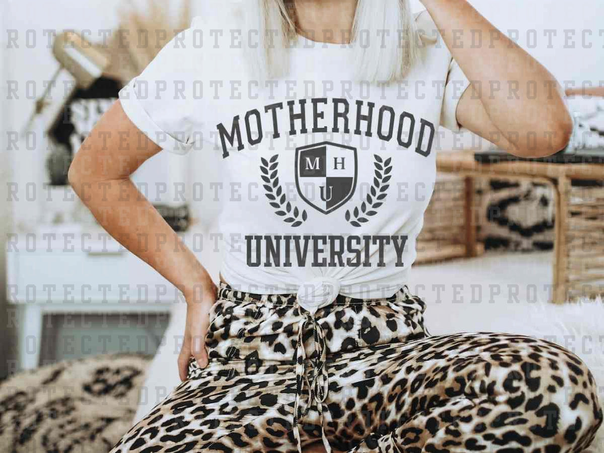 MOTHERHOOD UNIVERSITY *SINGLE COLOR* - DTF TRANSFER