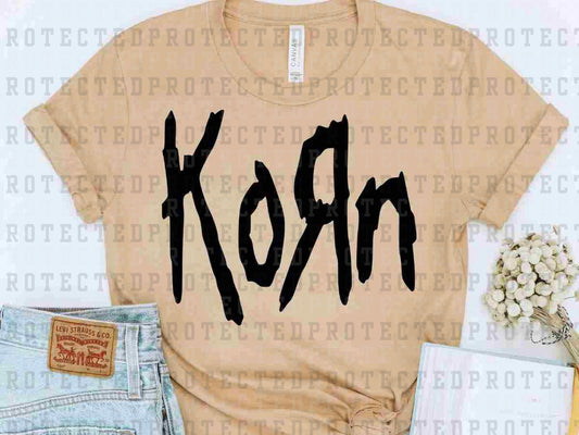 KORN *SINGLE COLOR* - DTF TRANSFER