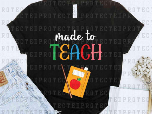 MADE TO TEACH BOOK - DTF TRANSFER