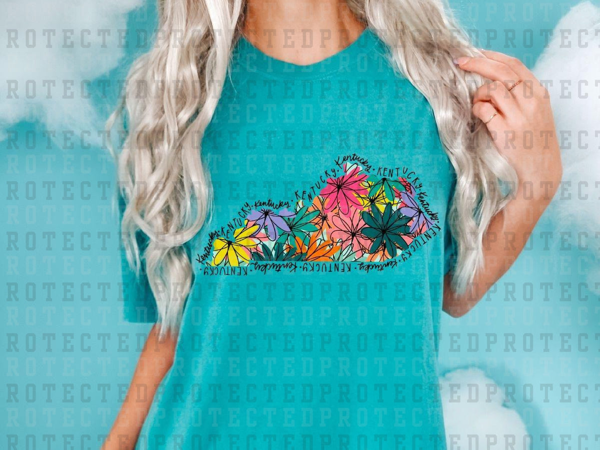 FLORAL STATES *ADULT SIZES* - DTF TRANSFER