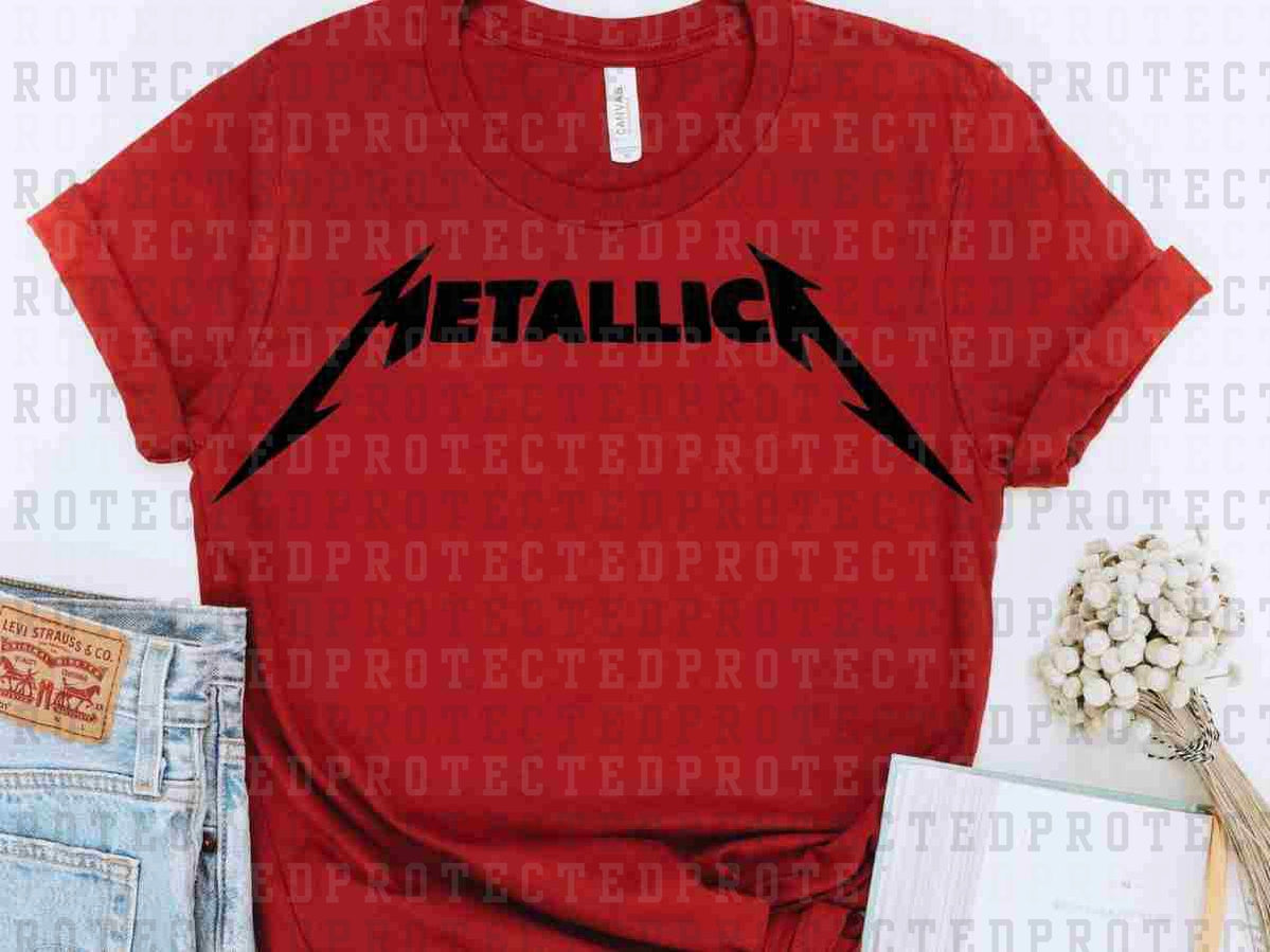 METALLICA *SINGLE COLOR* - DTF TRANSFER