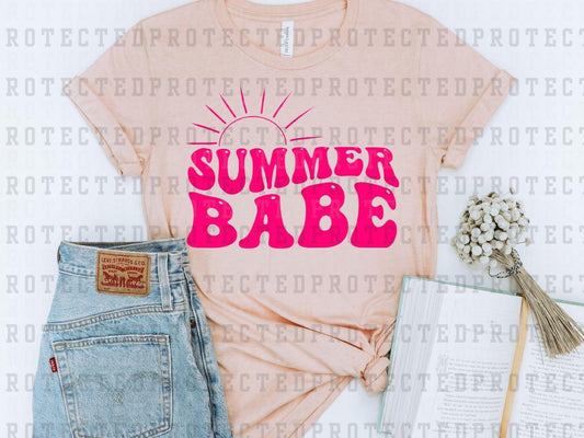 SUMMER BABE *SINGLE COLOR* - DTF TRANSFER