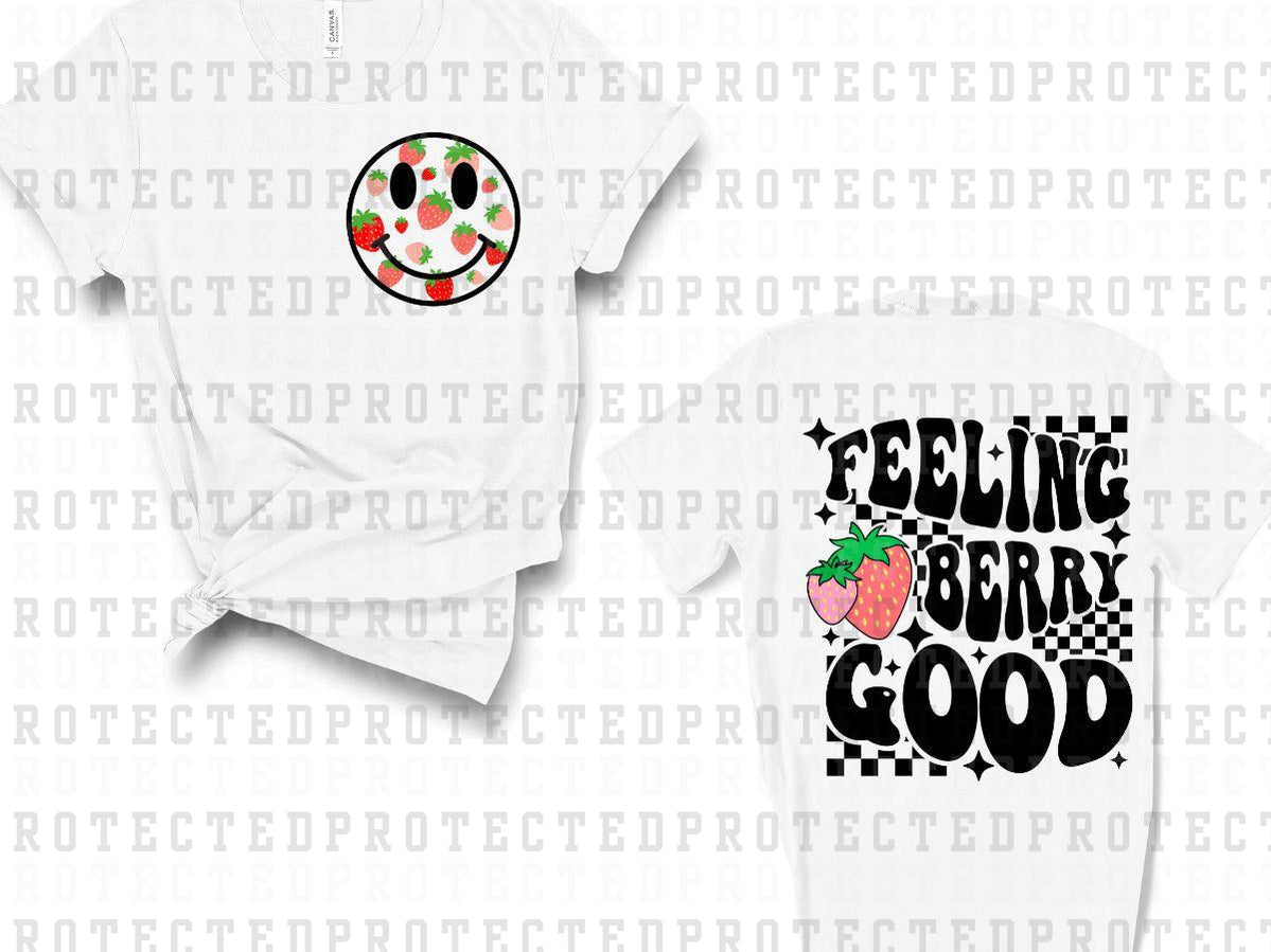 FEELING BERRY GOOD (POCKET/BACK) - DTF TRANSFER