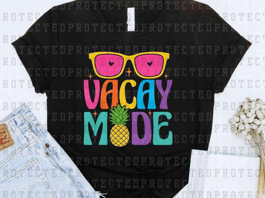 VACAY MODE SUNNIES PINEAPPLE - DTF TRANSFER