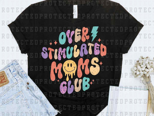 PASTEL OVERSTIMULATED MOM'S CLUB - DTF TRANSFER