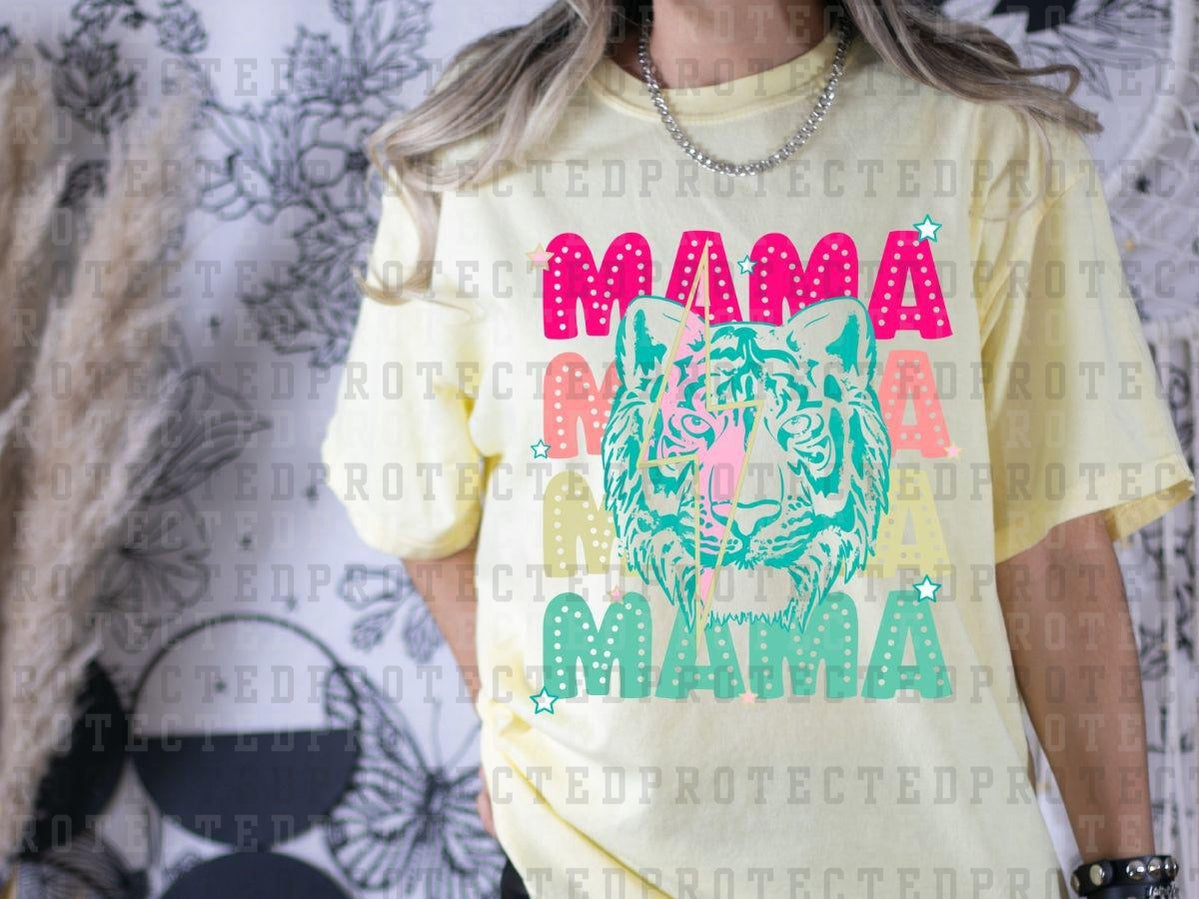 MAMA NEON TIGER MATCHING - DTF TRANSFERS