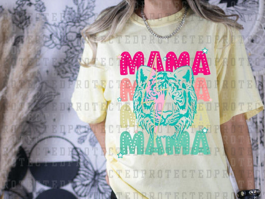 MAMA NEON TIGER MATCHING - DTF TRANSFERS